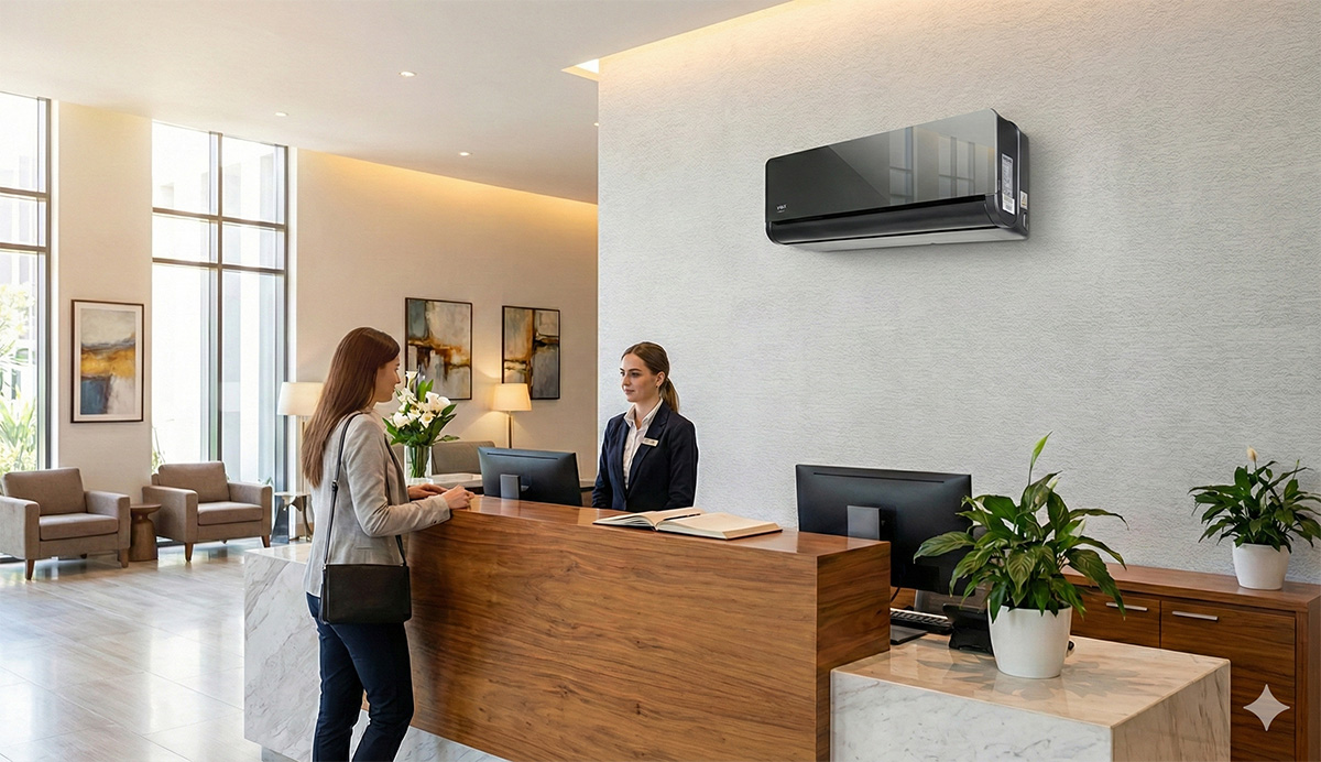 Klimatizácia VIVAX na recepcii