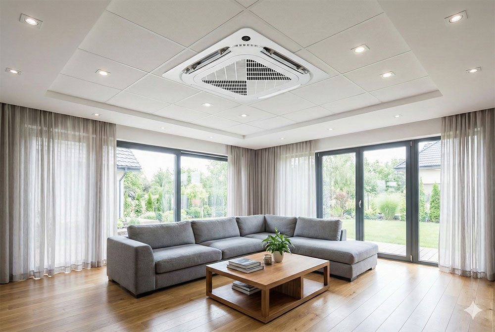 Klimatizácia VIVAX na strope